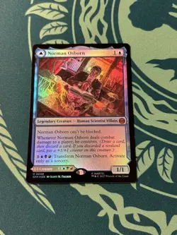 Norman Osborn Green Goblin 0039 Foil Marvel’s Spider-Man SPM MTG Magic Mythic - Image 1