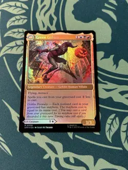 Norman Osborn Green Goblin 0039 Foil Marvel’s Spider-Man SPM MTG Magic Mythic - Image 2
