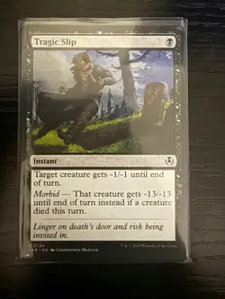 MAGIC THE GATHERING MTG INNISTRAD REMASTERED TRAGIC SLIP (#2) - Image 1