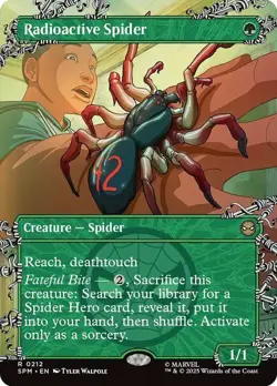 Radioactive Spider (Borderless) [Marvel's Spider-Man] MTG - Image 1