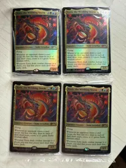 MTG Xyris, the Writhing Storm+Snake Token; 2 sealed packs NM for daniewahl-0 - Image 1