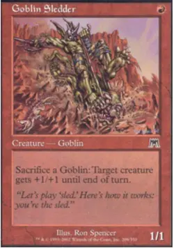 Goblin Sledder - Medium Play MTG Onslaught - Image 1
