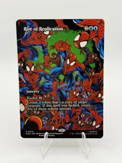 MTG Rite of Replication 0014 Mythic Borderless Marvel Spider-Man NM/M - Image 1