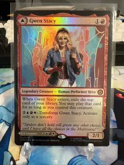 MTG ~ Gwen Stacy/Ghost-Spider ~ Mythic FOIL #0078 - Marvel’s Spider-Man : NM - Image 1