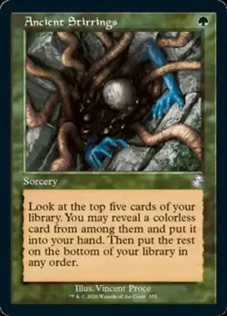 MTG - Ancient Stirrings (Timeshifted) [Time Spiral Remastered] - Image 1