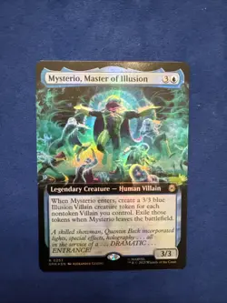 Mysterio, Master of Illusion R 0253 (Extended Art) MTG Foil + Regular - Image 1
