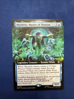 Mysterio, Master of Illusion R 0253 (Extended Art) MTG Foil + Regular - Image 3