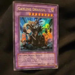 Yugioh Gatling Dragon FET-EN035 Ultimate Rare 1st Ed NM - Image 1