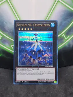 Yugioh Number 94: Crystalzero DUSA-EN006 Ultra Rare 1st Edition NM - Image 1