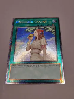 Yugioh Forbidden Chalice RA04-EN137 Platinum Secret Rare 1st Ed NM - Image 2