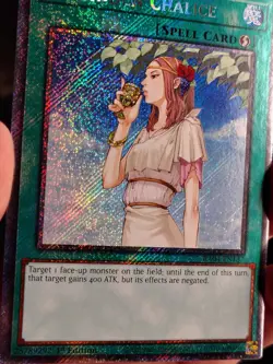Yugioh Forbidden Chalice RA04-EN137 Platinum Secret Rare 1st Ed NM - Image 3