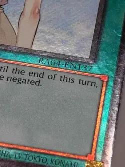 Yugioh Forbidden Chalice RA04-EN137 Platinum Secret Rare 1st Ed NM - Image 4