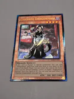 Yugioh Chamber Dragonmaid RA04-EN032 Prismatic Ultimate Rare 1st Ed NM - Image 2