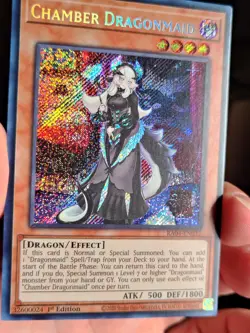 Yugioh Chamber Dragonmaid RA04-EN032 Secret Rare 1st Ed NM - Image 3