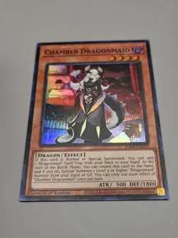 Chamber Dragonmaid - RA04-EN032 - NM - Super Rare - 1st ed - Yugioh - Image 1