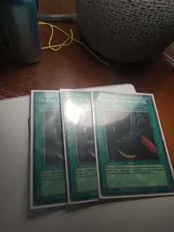 Yugioh TU01 Black Whirlwind Super Rare (playset) ! Near Mint. VERY HARD TO FIND - Image 1