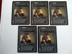 Star Wars ccg 5 M/NM Bib Fortuna Jabba's Palace cards - Image 1