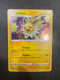 2021 Jolteon SWSH094 Black Star Promo Holo Rare Pokemon Card NM-Mint - Image 1