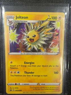 2021 Jolteon SWSH094 Black Star Promo Holo Rare Pokemon Card NM-Mint - Image 4
