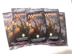 5 Magic the Gathering 2014 DOTP Andriod 6-Card Booster Pack Sealed - Image 1