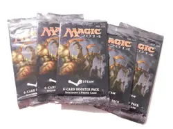 5x Magic the Gathering 2014 Scavengening Ooze STEAM 6-Card Booster Pack Sealed - Image 1
