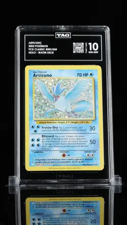 2023 POKEMON CLB-TRADING CARD GAME CLASSIC #009 ARTICUNO TAG 10 - Image 1