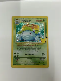 Pokemon TCG Venusaur Holo Rare Card Classic Celebrations Edition 15/102 NM - Image 1