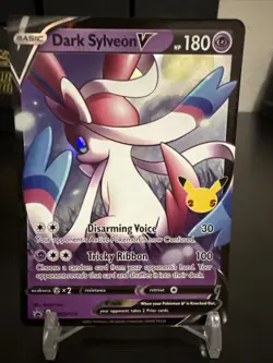 Dark Sylveon V SWSH134 Sword & Shield Black Star Promo Holo Pokemon Card - Image 1