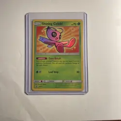 Pokemon TCG Shining Celebi Promo Card SM79 MP - Image 1