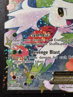 Shaymin EX RC21/RC25 Legendary Treasures Radiant Pokemon Card Holo FA Rare HP - Image 5