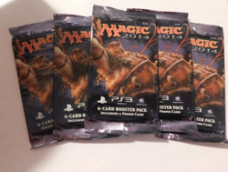 5 Magic the Gathering 2014 DOTP PS3 6-Card Booster Pack Sealed - Image 1