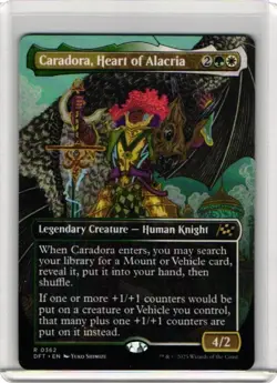 Caradora Heart of Alacria Borderless Extended Art Card # 362 Rare Aetherdrift - Image 1