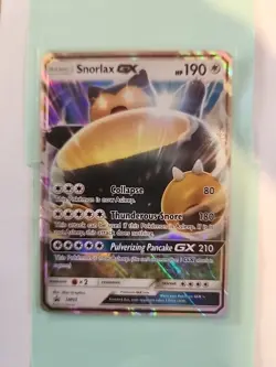 Pokemon Snorlax GX Promo card - Image 1