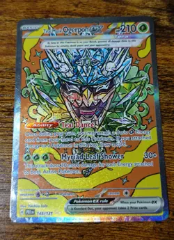 Teal Mask Ogerpon ex 145/131 Prismatic Evolution Pokemon Card NM-MINT Pack Fresh - Image 1