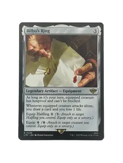 Bilbo's Ring 0298 RARE MtG The Lord of the Rings Trading Card NM/M - Image 1