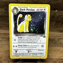 Dark Persian 17 Holo Black Star Promo WOTC Pokemon Card - Image 1