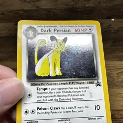 Dark Persian 17 Holo Black Star Promo WOTC Pokemon Card - Image 3