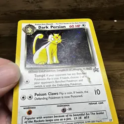 Dark Persian 17 Holo Black Star Promo WOTC Pokemon Card - Image 4