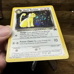 Dark Persian 17 Holo Black Star Promo WOTC Pokemon Card - Image 5