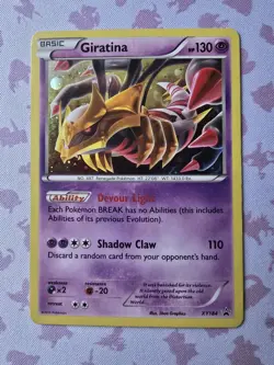 Giratina XY184 XY Black Star Promo Holo Pokemon Card LP - MP - Image 1