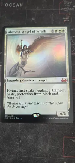 MtG Akroma Angel of Wrath Foil DVD - Image 1