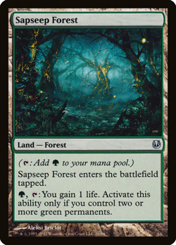 Sapseep Forest Duel Decks Ajani vs Nicol Bolas Light Play MTG Magic DNA GAMES - Image 1