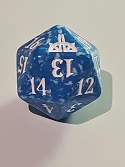 MTG Spindown Die: Rivals of Ixalan - White on Blue Magic the Gathering - Image 1