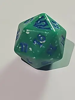 MTG Spindown Die: Dragon's Maze - Blue on Green Magic the Gathering - Image 2