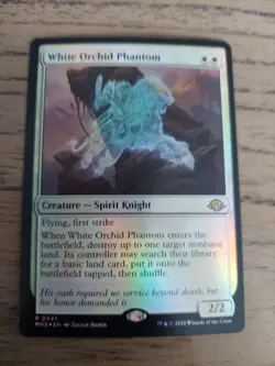 White Orchid Phantom Modern Horizons 3 Foil - Image 1