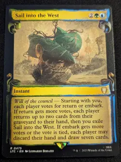 MTG - Sail into the West (Showcase Scrolls) - The Lord of the Rings: SE - Image 1