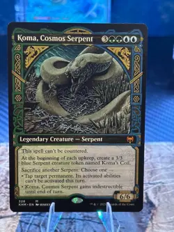 Magic: The Gathering Koma Cosmos Serpent Showcase Non Holo Free Shipping - Image 1