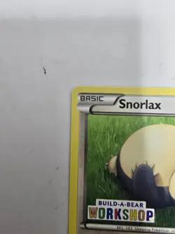 Pokemon Card Snorlax 80/106 Build-A-Bear Workshop Stamped Promo NM - Image 3