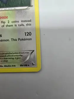 Pokemon Card Snorlax 80/106 Build-A-Bear Workshop Stamped Promo NM - Image 5