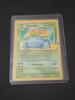 Venusaur 15/102 Celebrations: Classic Collection Holo Ultra Rare Pokemon TCG NM - Image 1